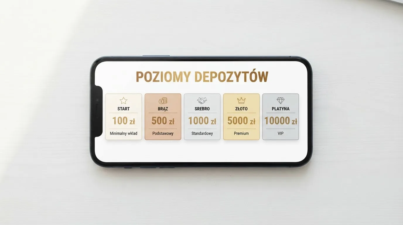 Ekran z warunkami bonusu powitalnego podczas rejestracji w kasynie online